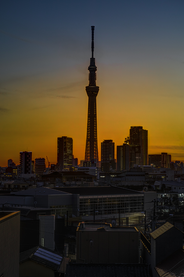 Tokyo skytree view from my office 2015 2 16nobiann
