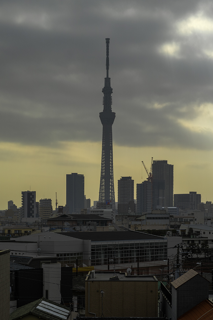 Tokyo skytree view from my office 2015 2 25nobiann