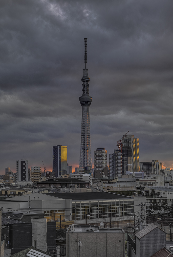 Tokyo skytree view from my office 2015 3 10nobiann